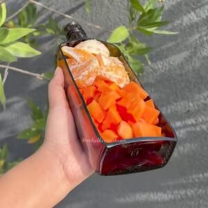 Upcycle bottle platter cum planter